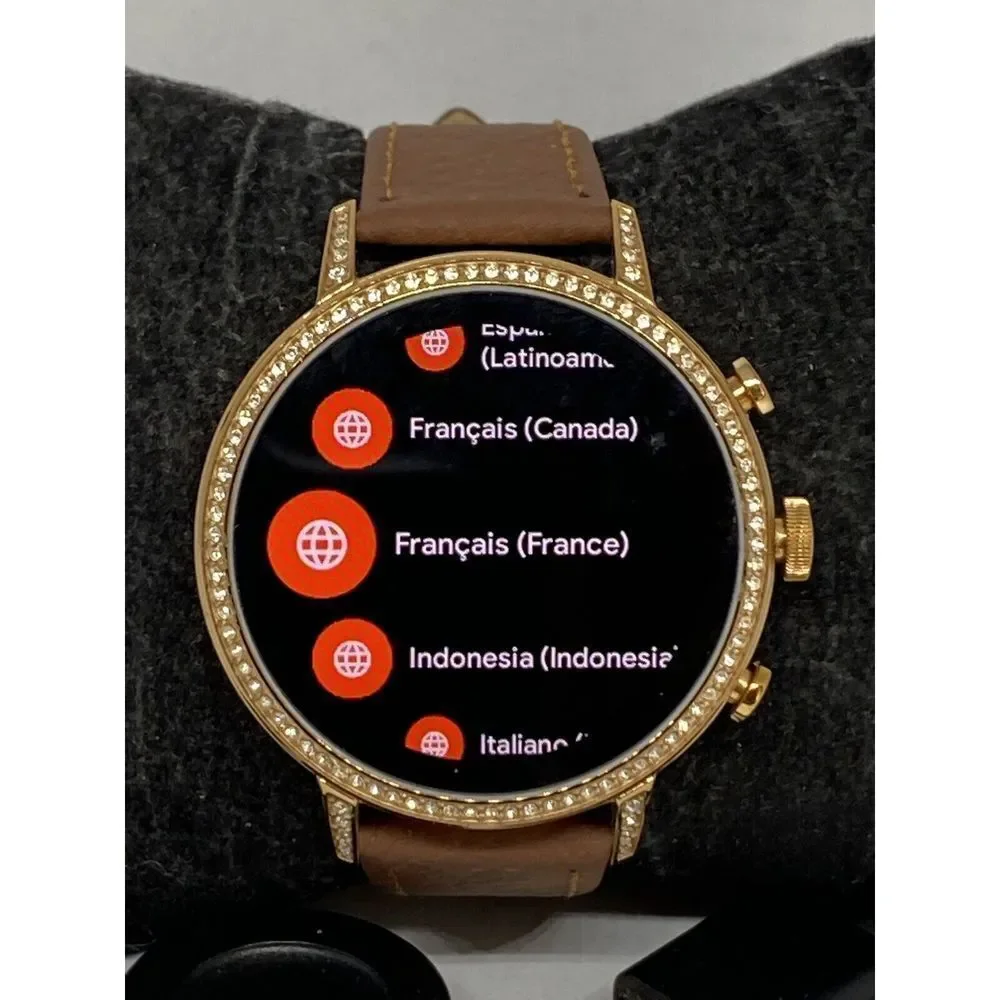 Fossil Gen 4 Authentic Digital Dial Smart Watch Custom Band FTW6015 LT299